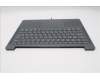 Lenovo 5CB1R26693 C-Cover with keyboard, Bulgarian, Luna Grey, Backlight, UK