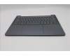 Lenovo 5CB1R26718 C-Cover with keyboard, UK English, Luna Grey, Backlight, UK
