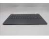 Lenovo 5CB1R27677 C-Cover with keyboard, German, Luna Grey, Non-Backlight, UK