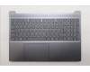 Lenovo 5CB1R27820 C-Cover with keyboard, German, Luna Grey, Backlight, UK