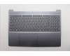 Lenovo 5CB1R27832 C-Cover with keyboard, Slovenian, Luna Grey, Backlight, UK