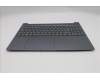 Lenovo 5CB1R27838 C-Cover with keyboard, UK English, Luna Grey, Backlight, UK