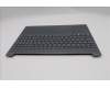 Lenovo 5CB1R27838 C-Cover with keyboard, UK English, Luna Grey, Backlight, UK
