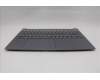 Lenovo 5CB1R27872 C-Cover with keyboard, Bulgarian, Luna Grey, Non-Backlight, UK