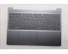 Lenovo 5CB1R27876 C-Cover with keyboard, US English Euro, Luna Grey, Non-Backlight, US