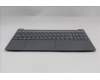 Lenovo 5CB1R27876 C-Cover with keyboard, US English Euro, Luna Grey, Non-Backlight, US