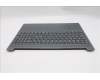 Lenovo 5CB1R27889 C-Cover with keyboard, Nordic, Luna Grey, Non-Backlight, UK