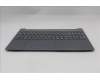 Lenovo 5CB1R27898 C-Cover with keyboard, UK English, Luna Grey, Non-Backlight, UK