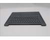 Lenovo 5CB1R29705 C-Cover with keyboard, Nordic, Luna Grey, Backlight, UK