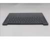 Lenovo 5CB1R29749 C-Cover with keyboard, Belgian, Luna Grey, Non-Backlight, UK