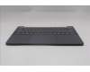 Lenovo 5CB1R29760 C-Cover with keyboard, Italian, Luna Grey, Non-Backlight, UK