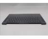 Lenovo 5CB1R29760 C-Cover with keyboard, Italian, Luna Grey, Non-Backlight, UK