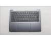 Lenovo 5CB1R31608 C-Cover with keyboard, Nordic, Luna Grey, Non-Backlight, UK