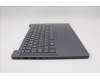 Lenovo 5CB1R31613 C-Cover with keyboard, Switzerland, Luna Grey, Non-Backlight, UK