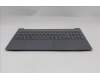 Lenovo 5CB1R33505 C-Cover with keyboard, French, Luna Grey, Non-Backlight, US