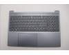 Lenovo 5CB1R33512 C-Cover with keyboard, Italian, Luna Grey, Non-Backlight, UK