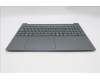 Lenovo 5CB1R35806 C-Cover with keyboard, Hebrew, Luna Grey, Non-Backlight, US