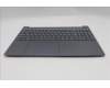 Lenovo 5CB1R35823 C-Cover with keyboard, Ukraine, Luna Grey, Non-Backlight, US