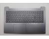 Lenovo 5CB1R37531 C-Cover with keyboard, Czech Slovakian, Arctic Grey, Backlight, UK