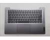 Lenovo 5CB1R48896 C-Cover with keyboard, US English Euro, Arctic Grey, Non-Backlight, Non-FingerPrint, US