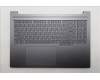 Lenovo 5CB1R61102 C-Cover with keyboard, English, Luna Grey, DIS, US