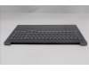 Lenovo 5CB1R61103 C-Cover with keyboard, US English Euro, Luna Grey, DIS, US