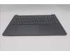 Lenovo 5CB1R61104 C-Cover with keyboard, French, Luna Grey, DIS, US