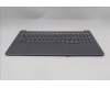 Lenovo 5CB1R61130 C-Cover with keyboard, Bulgarian, Luna Grey, UMA, UK