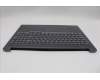 Lenovo 5CB1R61132 C-Cover with keyboard, English, Luna Grey, UMA