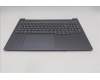 Lenovo 5CB1R61134 C-Cover with keyboard, French, Luna Grey, UMA, US