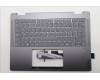 Lenovo 5CB1R61235 C-Cover with keyboard, Spanish, Luna Grey, FingerPrint, Puresight Logo, UK