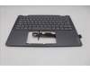 Lenovo 5CB1R61236 C-Cover with keyboard, Switzerland, Luna Grey, FingerPrint, Puresight Logo