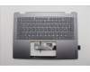 Lenovo 5CB1R61259 C-Cover with keyboard, German, Luna Grey, Non-FingerPrint, Puresight Logo, UK