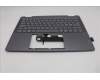Lenovo 5CB1R61261 C-Cover with keyboard, Norwegian, Luna Grey, Non-FingerPrint, Puresight Logo, UK