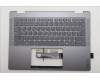 Lenovo 5CB1R61265 C-Cover with keyboard, Spanish, Luna Grey, Non-FingerPrint, Puresight Logo, UK