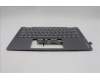 Lenovo 5CB1R61270 C-Cover with keyboard, UK English, Luna Grey, Non-FingerPrint, Puresight Logo, UK