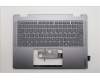 Lenovo 5CB1R61272 C-Cover with keyboard, English, Luna Grey, Non_FingerPrint, Puresight Logo