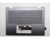 Lenovo 5CB1R61526 C-Cover with keyboard, Norwegian, Luna Grey, FingerPrint, Non_Puresight Logo