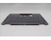 Lenovo 5CB1R61526 C-Cover with keyboard, Norwegian, Luna Grey, FingerPrint, Non-Puresight Logo, UK
