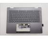Lenovo 5CB1R61557 C-Cover with keyboard, Portuguese, Luna Grey, Non-FingerPrint, Non-Puresight Logo, UK