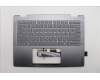 Lenovo 5CB1R61558 C-Cover with keyboard, Russian, Luna Grey, Non-FingerPrint, Non-Puresight Logo, US