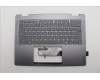 Lenovo 5CB1R61567 C-Cover with keyboard, English, Luna Grey, Non-FingerPrint, Non-Puresight Logo, US