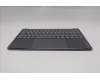 Lenovo 5CB1R61642 C-Cover with keyboard, Bulgarian, Luna Grey, Puresight Logo, Screw, UK