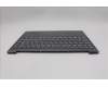 Lenovo 5CB1R61643 C-Cover with keyboard, Czech Slovakian, Luna Grey, Puresight Logo, Screw, UK