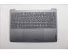 Lenovo 5CB1R61644 C-Cover with keyboard, English, Luna Grey, Puresight Logo, Screw, US