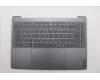Lenovo 5CB1R61649 C-Cover with keyboard, German, Luna Grey, Puresight Logo, Screw, UK