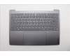 Lenovo 5CB1R61651 C-Cover with keyboard, Hebrew, Luna Grey, Puresight Logo, Screw, US