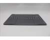 Lenovo 5CB1R61670 C-Cover with keyboard, Belgian, Luna Grey, Non-Puresight Logo, Screw, UK