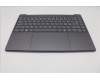 Lenovo 5CB1R61684 C-Cover with keyboard, Italian, Luna Grey, Non-Puresight Logo, Screw, UK