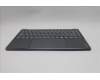 Lenovo 5CB1R61693 C-Cover with keyboard, Switzerland, Luna Grey, Non-Puresight Logo, Screw, UK
